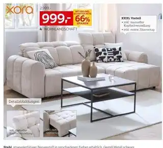 XXXLutz Xora couchtisch oder wohnlandschaft Angebot