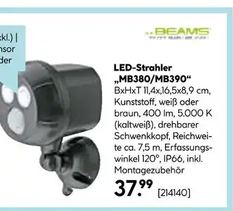 Hellweg Beams led-strahler „mb380/mb390“ Angebot