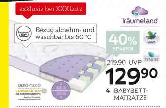 XXXLutz Träumeland babybettmatratze „schmetterling“ Angebot