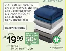 XXXLutz Bio:vio jersey-spannbetttuch „florentano“ Angebot
