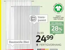 XXXLutz Bio:vio fertigvorhang „elina“ Angebot