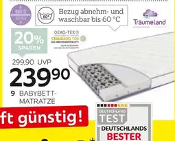 XXXLutz Träumeland babybettmatratze „octasmart luxe Angebot