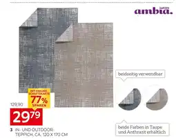 XXXLutz Ambia garden in- und outdoorteppich „palma“ Angebot