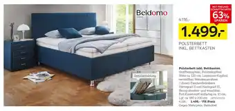 XXXLutz Beldomo polsterbett inkl. bettkasten Angebot