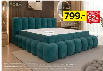 XXXLutz Polsterbett inkl. bettkasten oder taschenfederkernmatratze Angebot