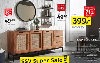 XXXLutz Landscape sideboard, wandspiegel oder wandregal Angebot