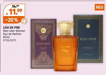 Müller Lou de pre man oder woman eau de parfum Angebot