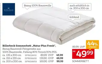 XXXLutz Billerbeck sommerbett „natur plus fresh“ Angebot