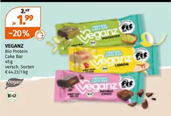 Müller Veganz bio protein cake bar Angebot