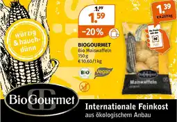 Müller Biogourmet bio maiswaffeln Angebot
