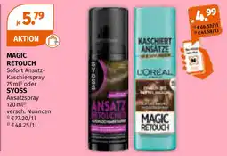 Müller Syoss oder l´oreal magic retouch oder syoss Angebot