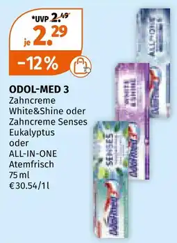 Müller Odol-med 3 zahncreme Angebot