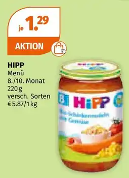 Müller Hipp menü Angebot