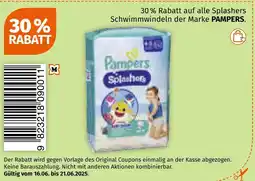 Müller Pampers 30 % rabatt Angebot
