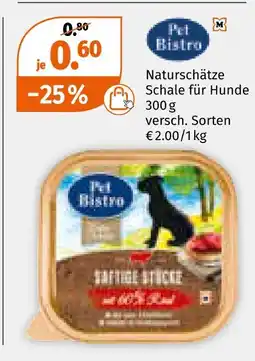 Müller Pet bistro naturschätze schale für hunde Angebot