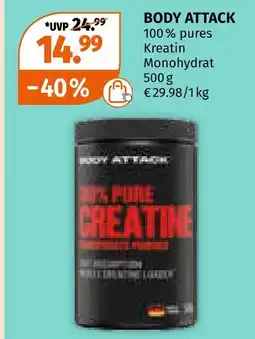 Müller Body attack 100 % pures kreatin Angebot