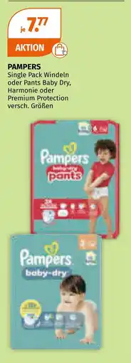 Müller Pampers single pack windeln oder pants baby dry, harmonie oder premium protection Angebot