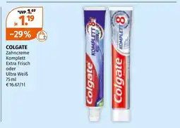 Müller Colgate zahncreme komplett extra frisch oder ultra weiß Angebot