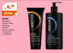 Müller Syoss shampoo oder spülung Angebot