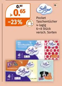 Müller Softy pocket taschentücher Angebot