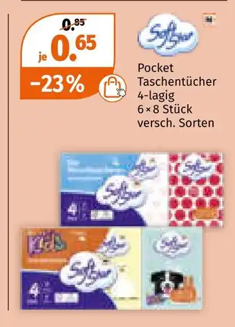Müller Softy pocket taschentücher Angebot
