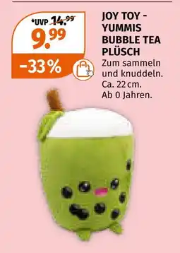 Müller Joy toy yummis bubble tea plüsch Angebot