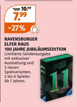 Müller Ravensburger elfer raus 100 jahre jubiläumsedition Angebot