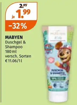 Müller Mabyen duschgel & shampoo Angebot