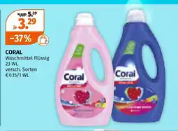 Müller Coral waschmittel flüssig Angebot