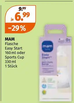 Müller Mam flasche easy start oder sports cup Angebot