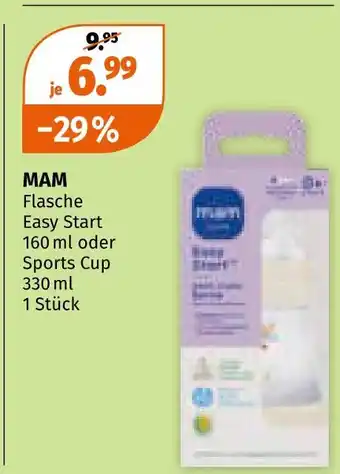 Müller Mam flasche easy start oder sports cup Angebot