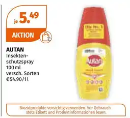 Müller Autan insektenschutzspray Angebot