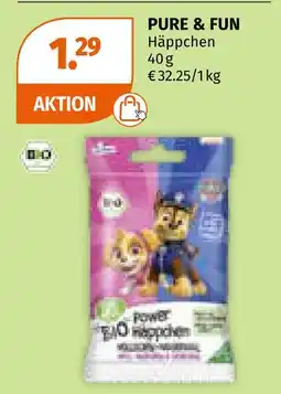 Müller Pure & fun häppchen Angebot