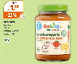 Müller Bebisko menüs Angebot