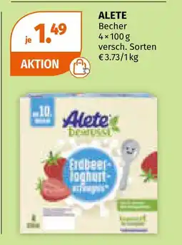 Müller Alete becher Angebot
