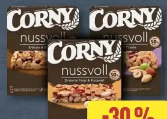 Aldi Nord Schwartau Corny Nussvoll Dreierlei Nuss & Karamell Angebot