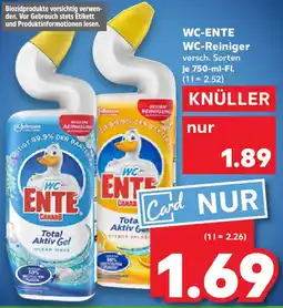 Kaufland WC-ENTE WC-Reiniger Angebot