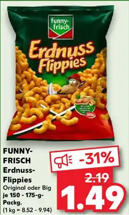 Kaufland FUNNY- FRISCH Erdnuss- Flippies Angebot