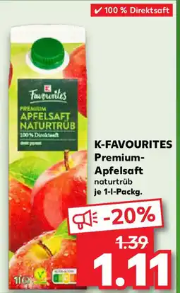 Kaufland K-FAVOURITES Premium- Apfelsaft Angebot