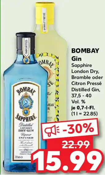 Kaufland BOMBAY Gin Angebot