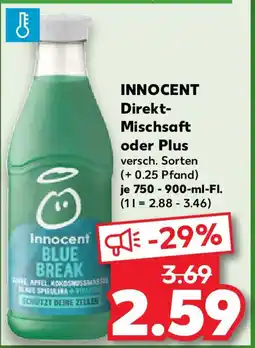 Kaufland INNOCENT Direkt- Mischsaft oder Plus Angebot