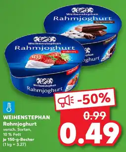 Kaufland WEIHENSTEPHAN Rahmjoghurt Angebot