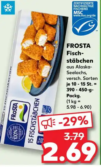 Kaufland FROSTA Fisch- stäbchen Angebot