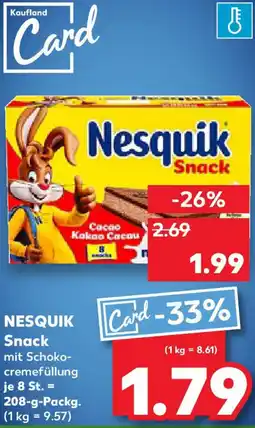 Kaufland NESQUIK Snack Angebot
