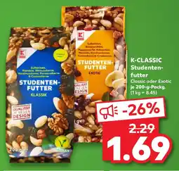 Kaufland K-CLASSIC Studenten- futter Angebot