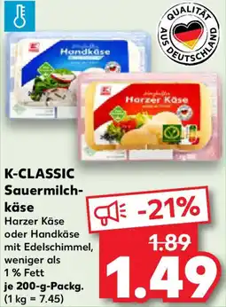 Kaufland K-CLASSIC Sauermilch- käse Angebot