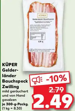 Kaufland KÜPER Gelder- länder Bauchspeck Zwilling Angebot