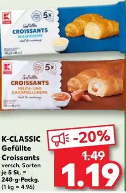 Kaufland K-CLASSIC Gefüllte Croissants Angebot