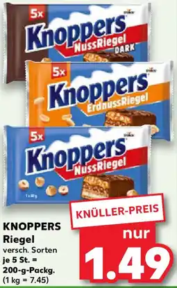 Kaufland KNOPPERS Riegel Angebot