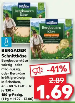 Kaufland BERGADER Schnittkäse Angebot